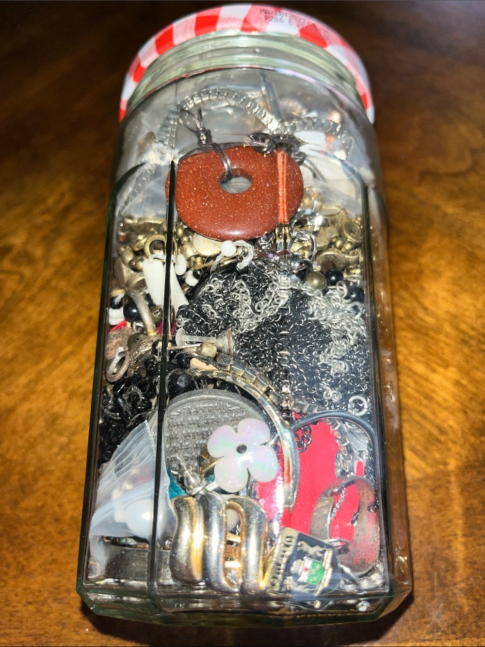 Craft jewelry jar - some wearables